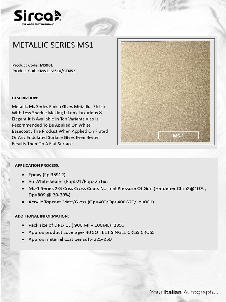 Metallic Finishes for Endulated Surfaces | PDF | Acrylic Paint | Epoxy