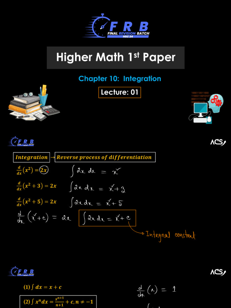 Integration Lec 1 Frb 24 Pdf