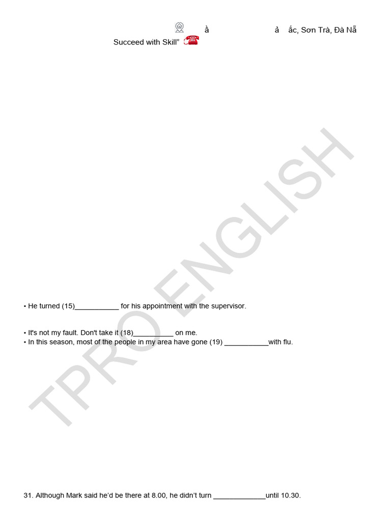 Practice 1 With Prepositions | PDF