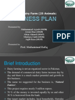 Business Plan Dairy Farm Slide