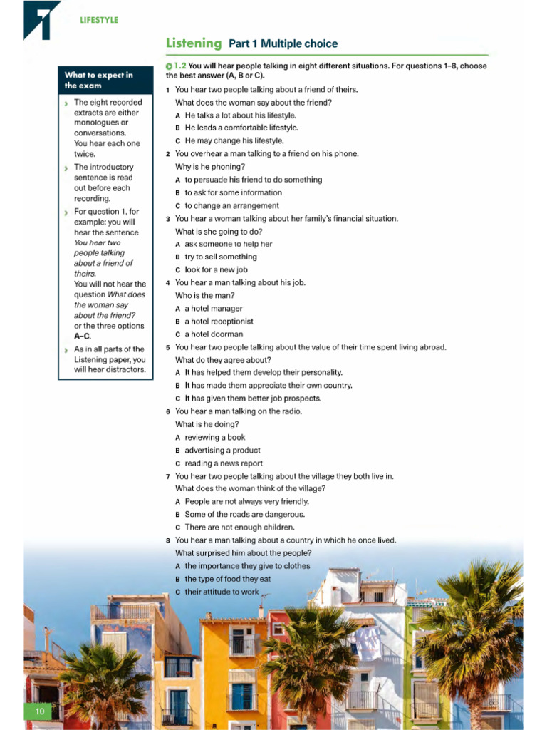 Unit 1 Listening Part 1 Pdf