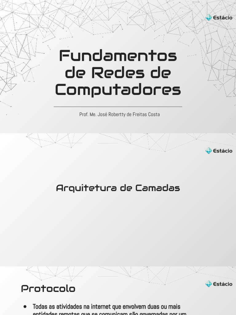 Fundamentos de Redes de Computadores | PDF | Modelo OSI | Rede de ...