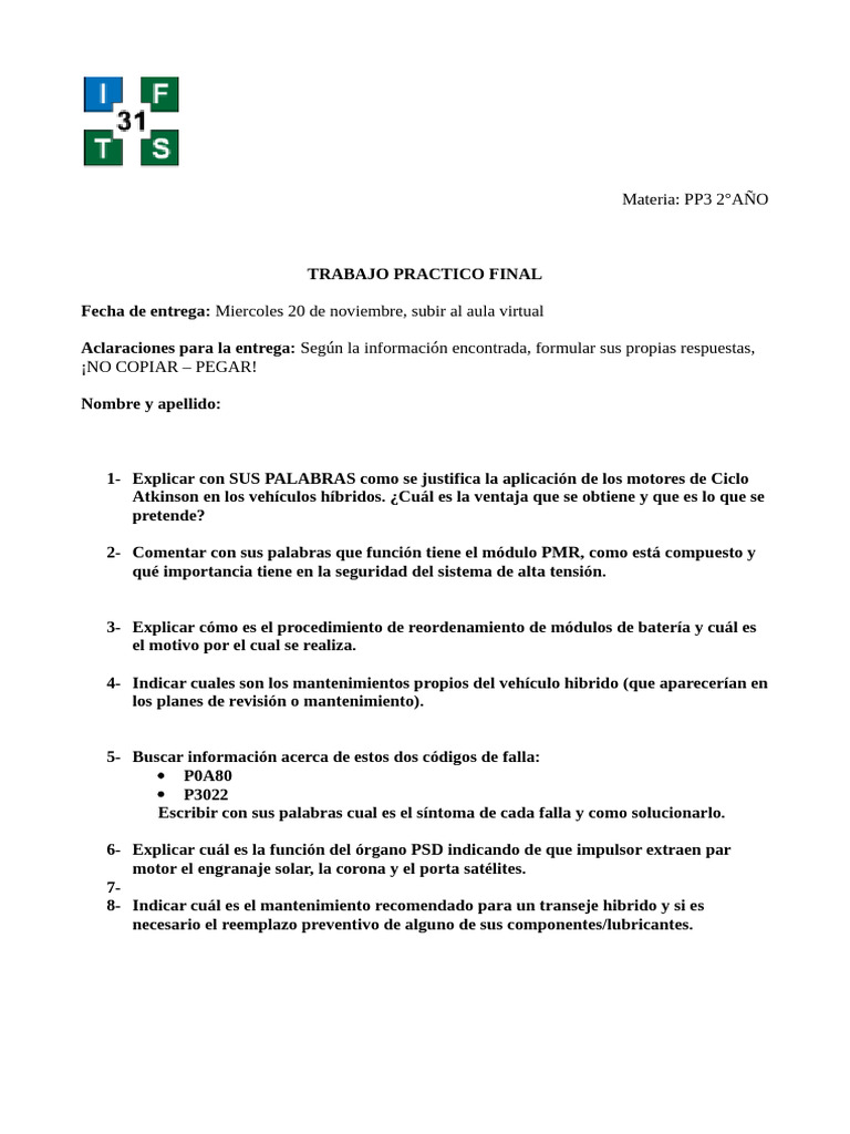 TP Final Pp3 | PDF