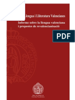 RACV Informe I Propostes de Revalencianisació 2012