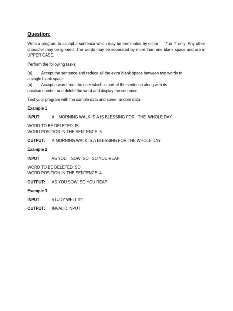 Sentence Processing Program Guide | PDF