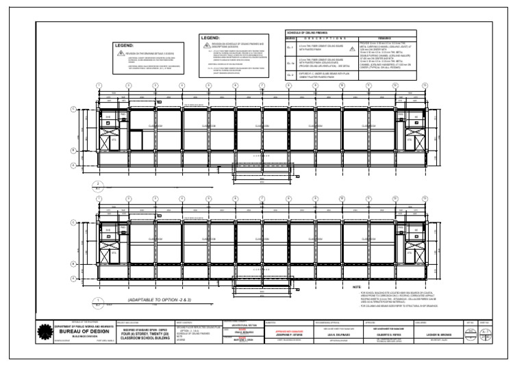 Ground Floor Ceiling Plan Options | PDF | Ceiling | Framing (Construction)