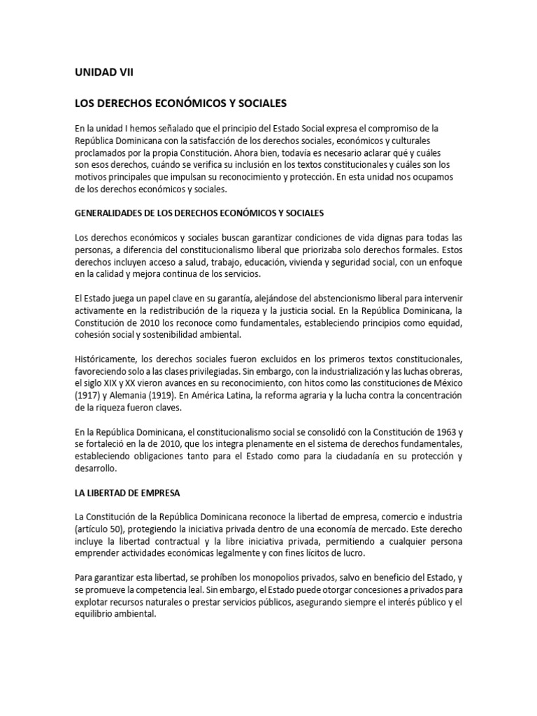 Derechos Económicos y Sociales en RD | PDF | Propiedad intelectual ...