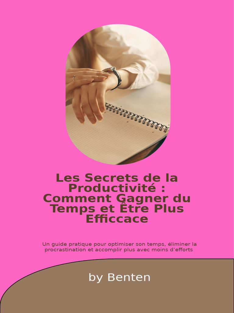 Optimiser sa Productivité Efficacement | PDF | Gestion du temps ...