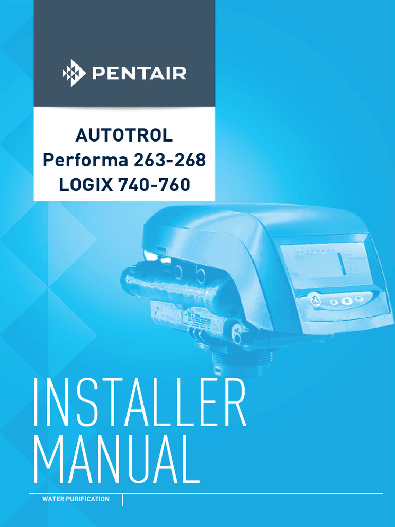 Autotrol Performa 263 | PDF | Valve | Safety