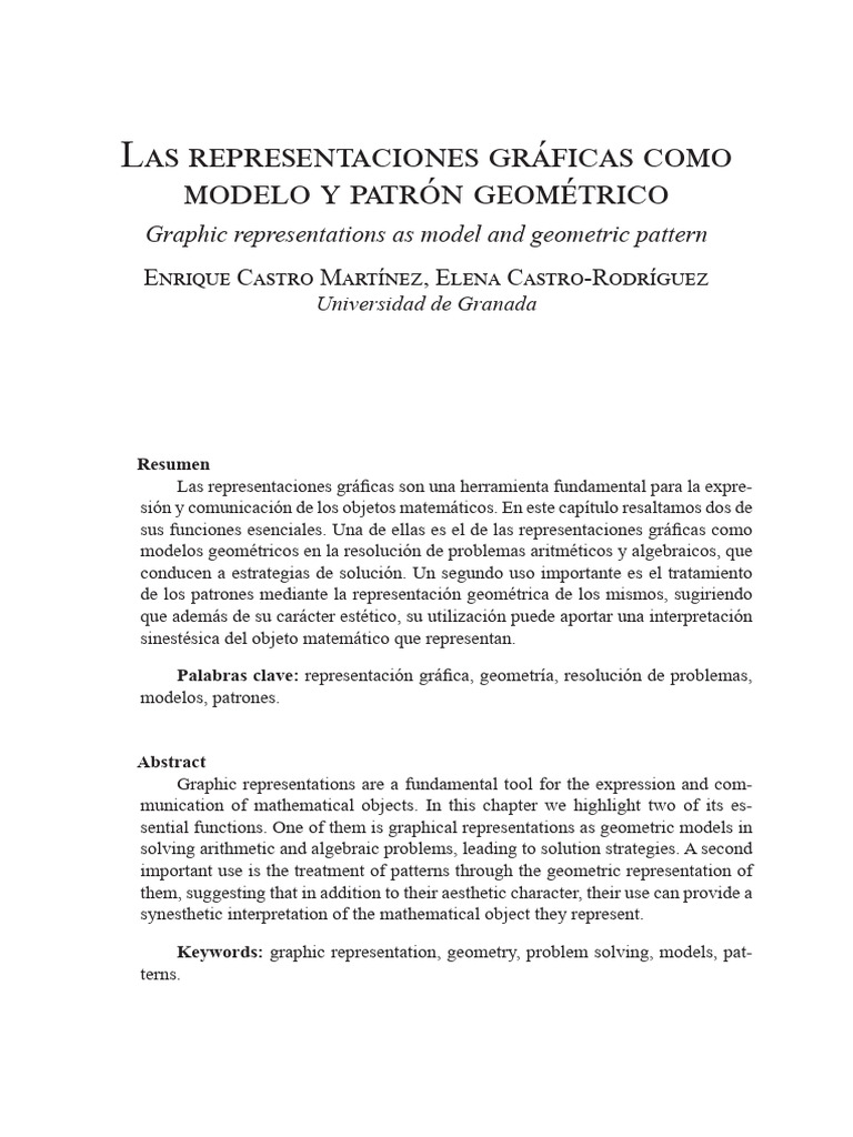 Representaciones Geométricas - Artículo 2 | PDF | Geometría | Vino