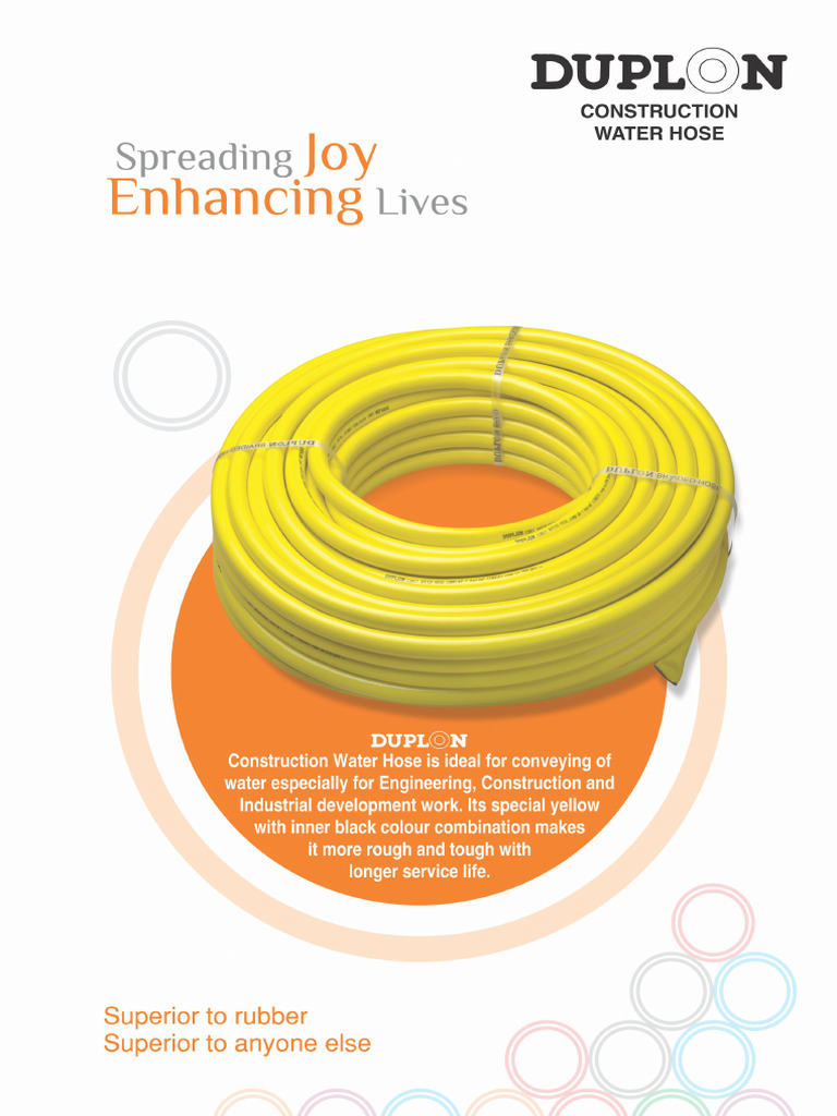 Construction Water Hose Duplon | PDF