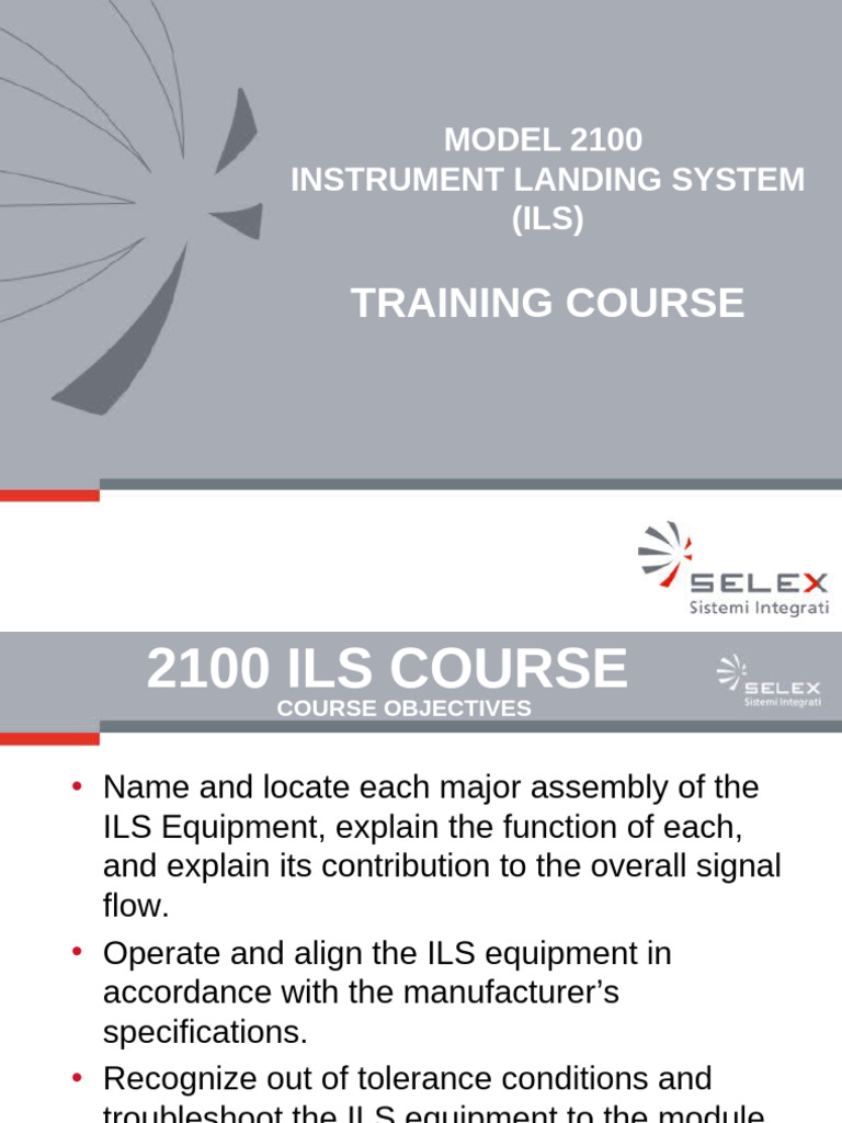 ILS Training Course Overview | PDF | Antenna (Radio) | Radio Wave