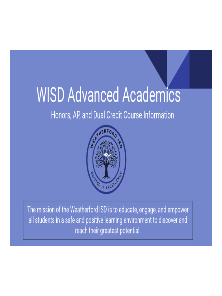 NGC Advanced Academics - Presentation | PDF