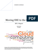 Rp1i3 Report Moving Sne to the Cloud