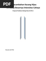Download Proposal Perkecambahan Kacang Hijau Terhadap Besarnya Intensitas Cahaya by Frish Gr SN84921860 doc pdf
