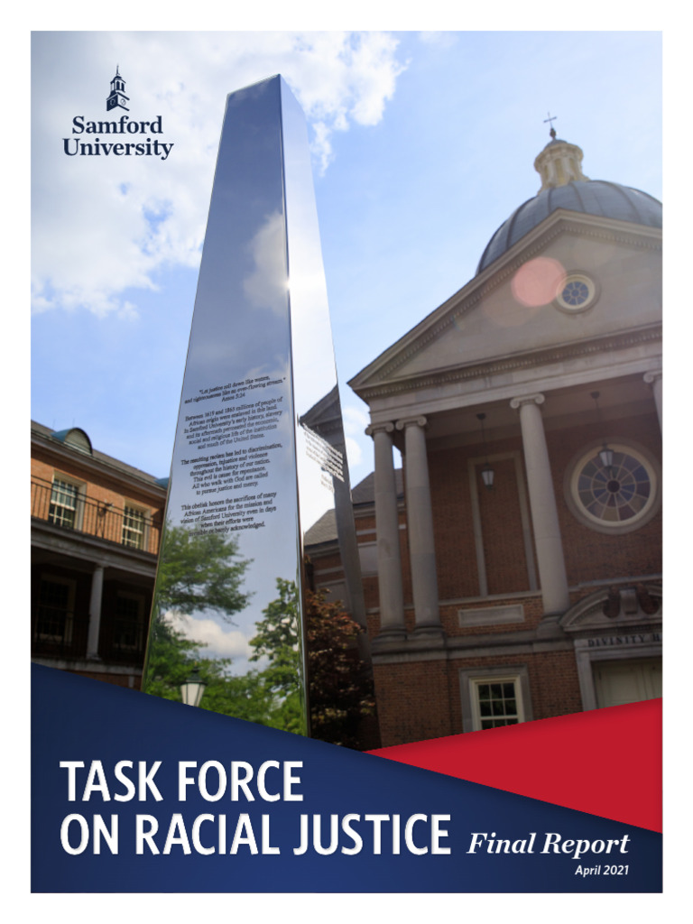 Task Force On Racial Justice Report | PDF | Justice | Crime & Violence