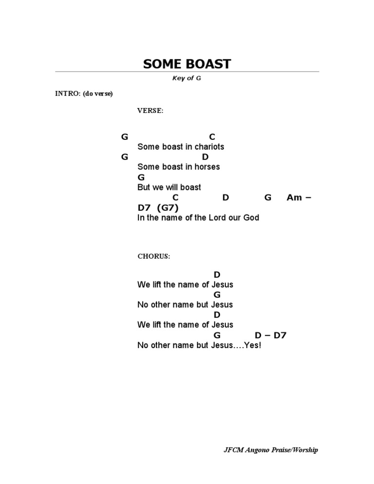 Some Boast G Pdf