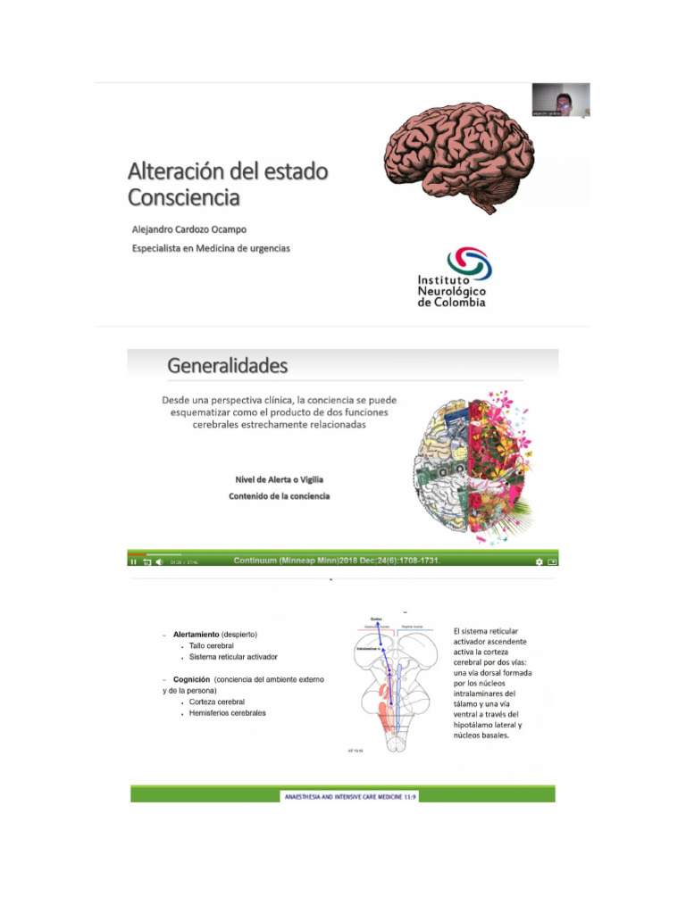 Alteraciones Del Estado de Conciencia | PDF