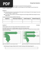 Sankey Diagrams Practice Questions | PDF | Engines | Machines