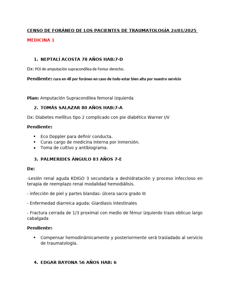 Foraneo 24 - 01-2025 | PDF | Diabetes | Medicina