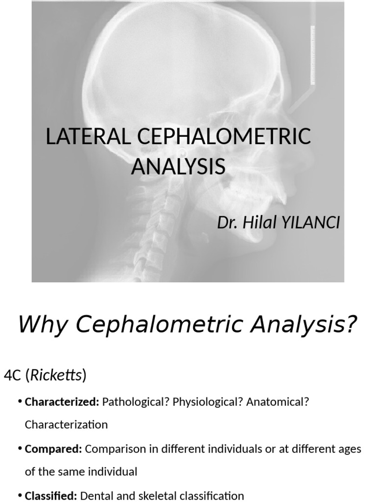 Lateral Cephalometric Analysis Overview | PDF | Orthodontics | Tooth