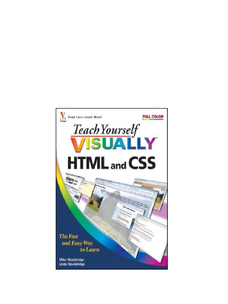 Teach Yourself VISUALLY HTML and CSS 1st Edition Mike Wooldridge ...