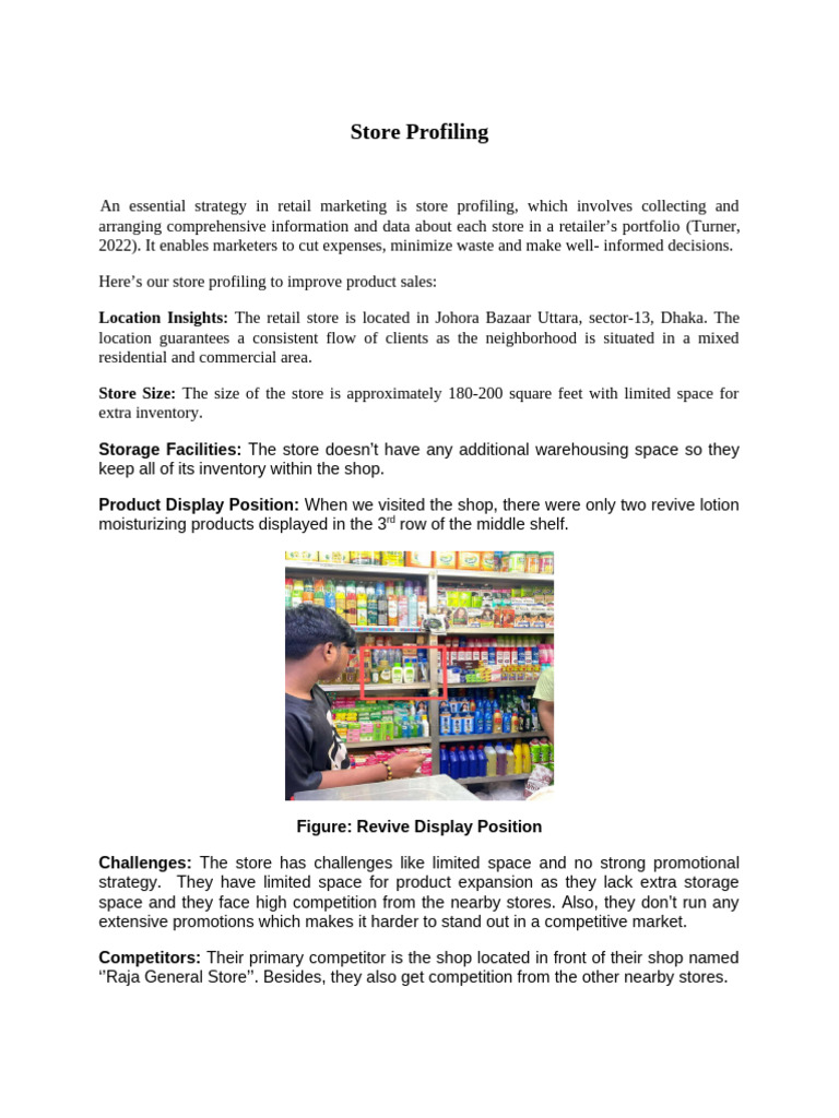 Retail Store Profiling and Customer Insights | PDF | Retail | Marketing