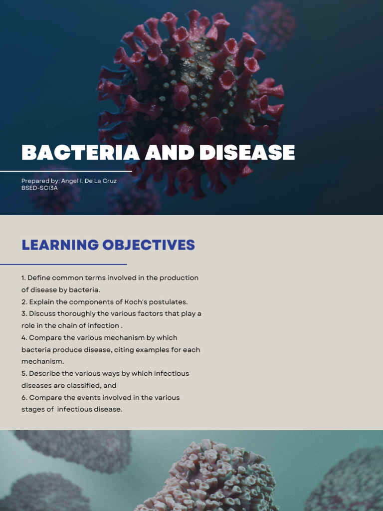 Bacteria and Disease - 20250315 - 120956 - 0000 | PDF | Infection ...