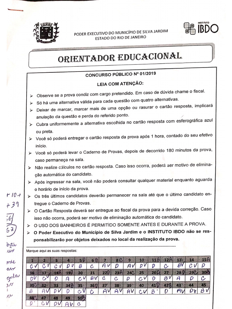 IBDO OE Silva Jardim | PDF