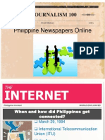 Journalism 100: Philippine Newspapers Online