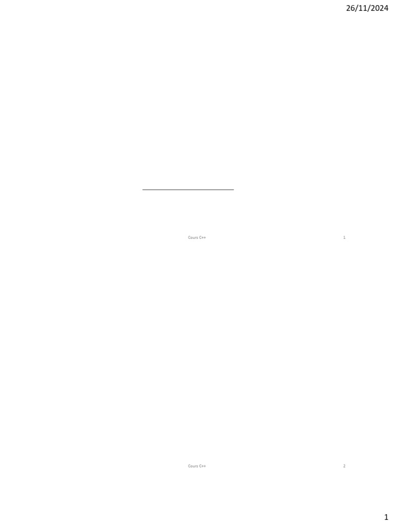 Introduction à la POO en C++ | PDF | C ++ | Classe (informatique)