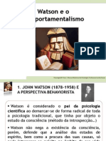 Watson Behaviorismo