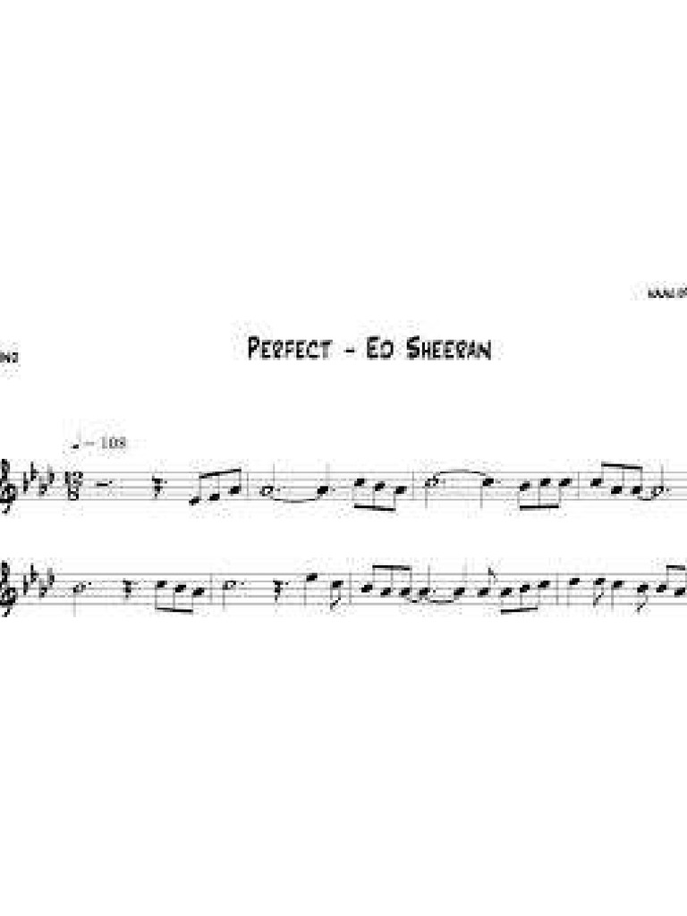 Perfect Partitura | PDF