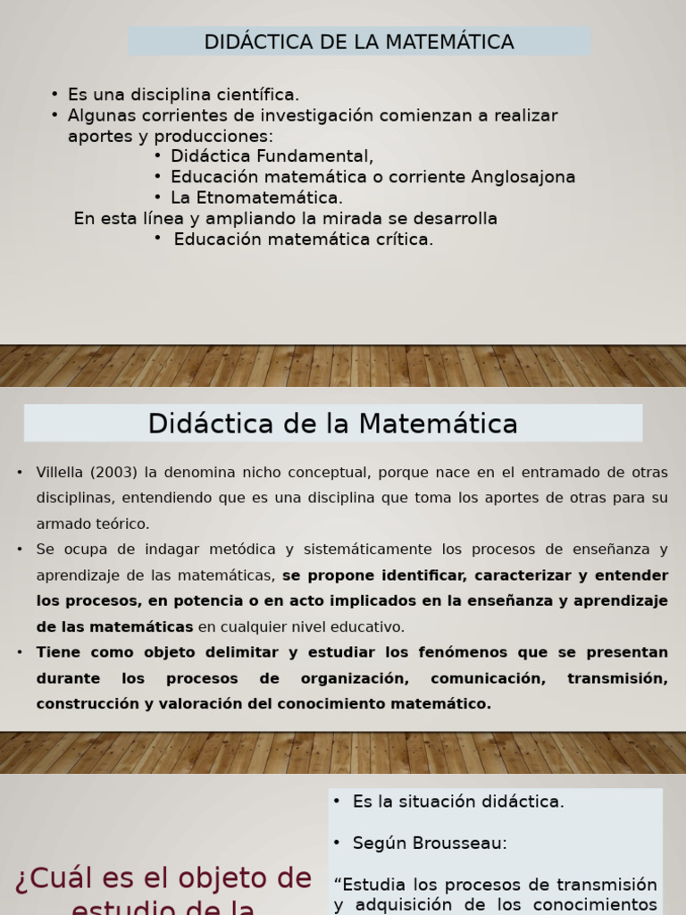 Didáctica de la Matemática: Enfoques y Procesos | PDF | Enseñando ...
