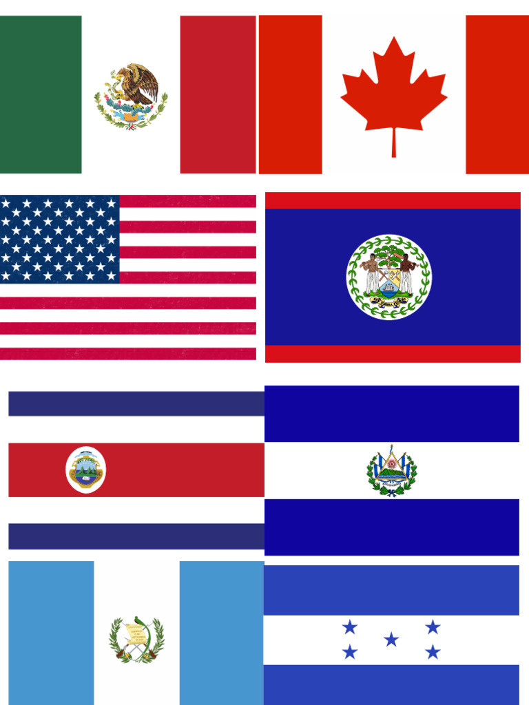 Las Banderas de Los Paises de America Listas | PDF