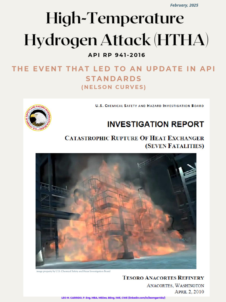 4-HTHA - High Temperature Hydrogen Attack - Anacortes | PDF | Oil ...