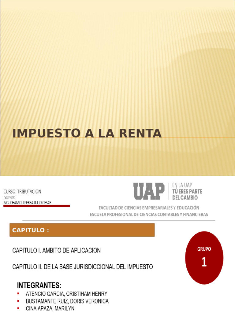 Guía Completa del Impuesto a la Renta | PDF | Impuestos | Impuesto ...