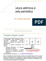 Estrutura atômica e tabela periódica