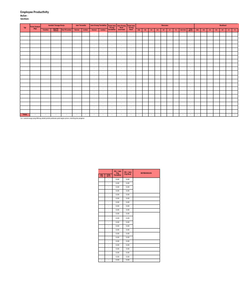 Employee Productivity Metrics Report | PDF