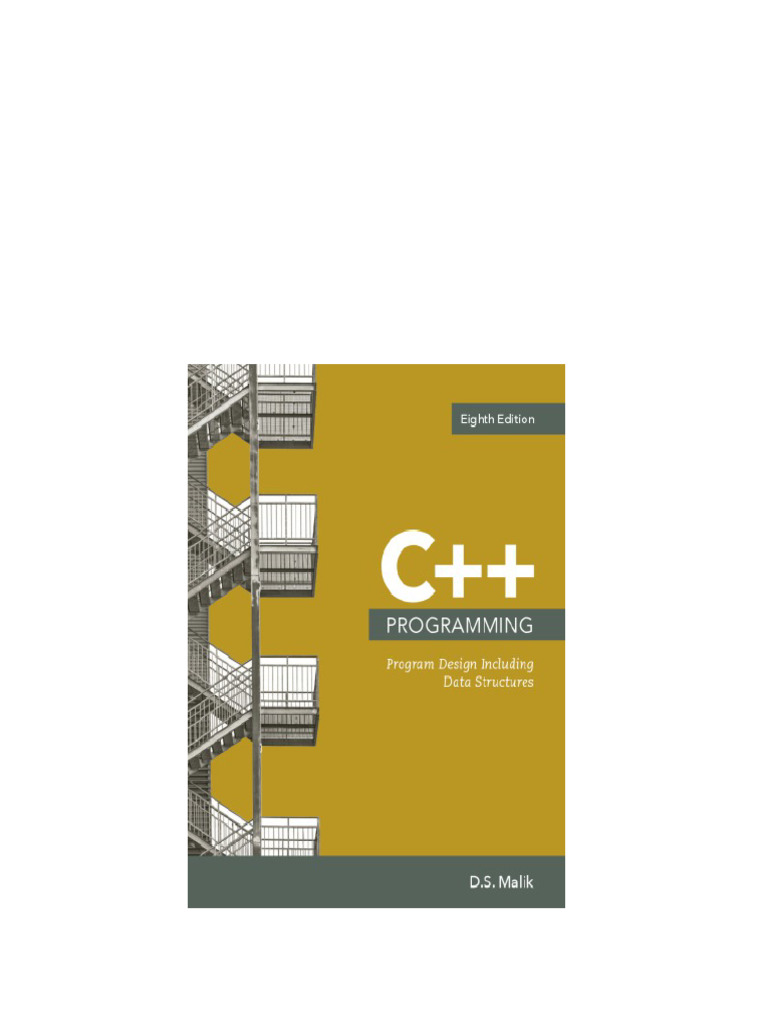 C++ Programming. Program Design including Data Structures 8th Edition D ...