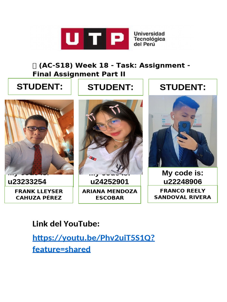 Final Assignment Part II Overview | PDF