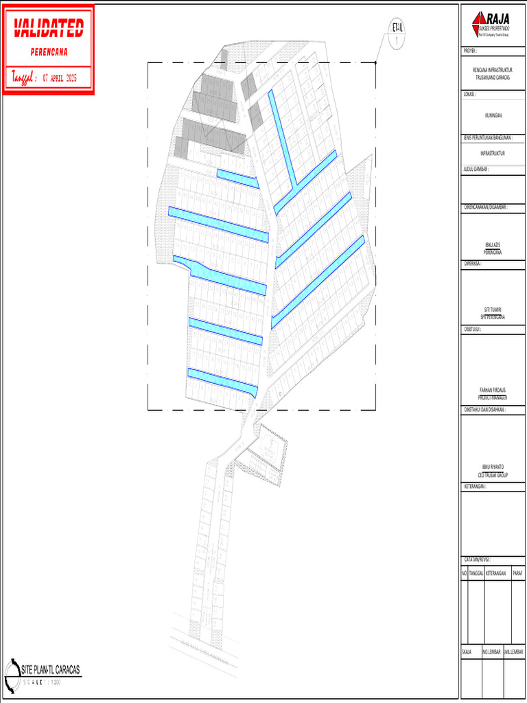Rencana Infrastruktur Trusmiland Caracas | PDF