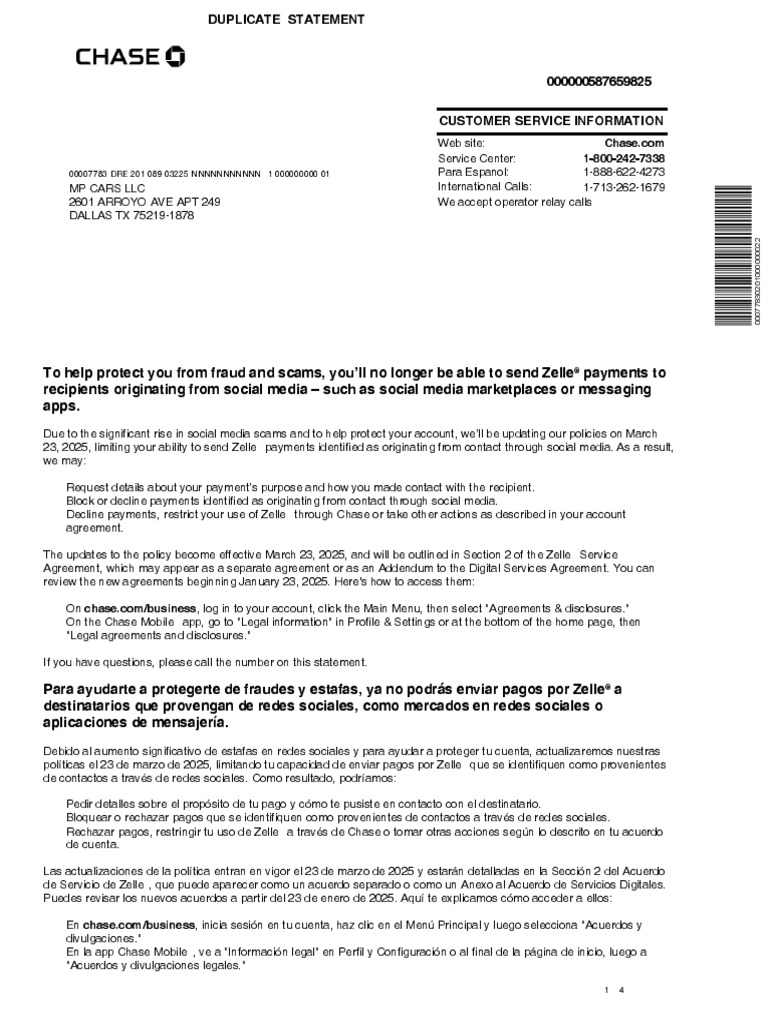 Statements 9825 | PDF | Credit Card | Debits And Credits