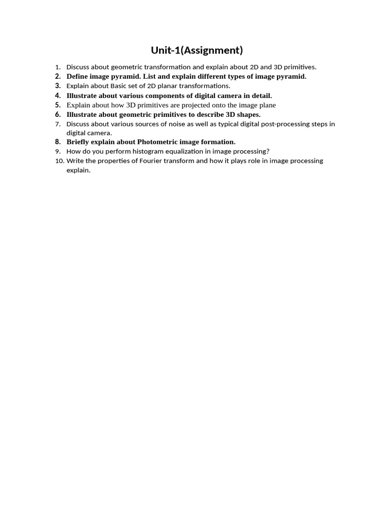 Assignment 1 | PDF