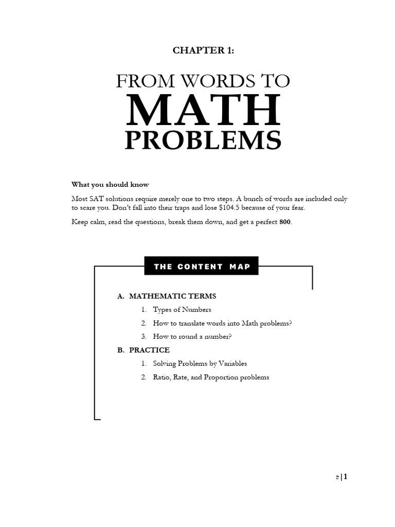 Mastering SAT Math Concepts | PDF | Numbers | Equations