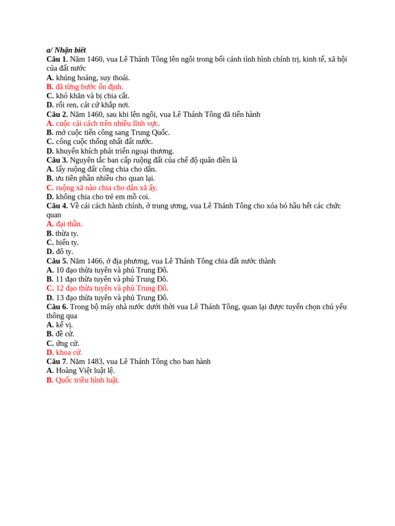 Su 11 Bai 10 TN 4 | PDF