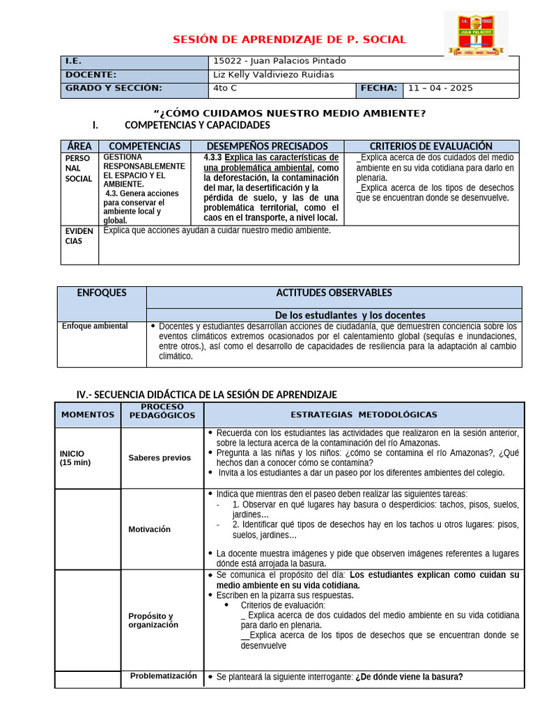 Cuidado del Medio Ambiente en Primaria | PDF | Residuos | Enseñando