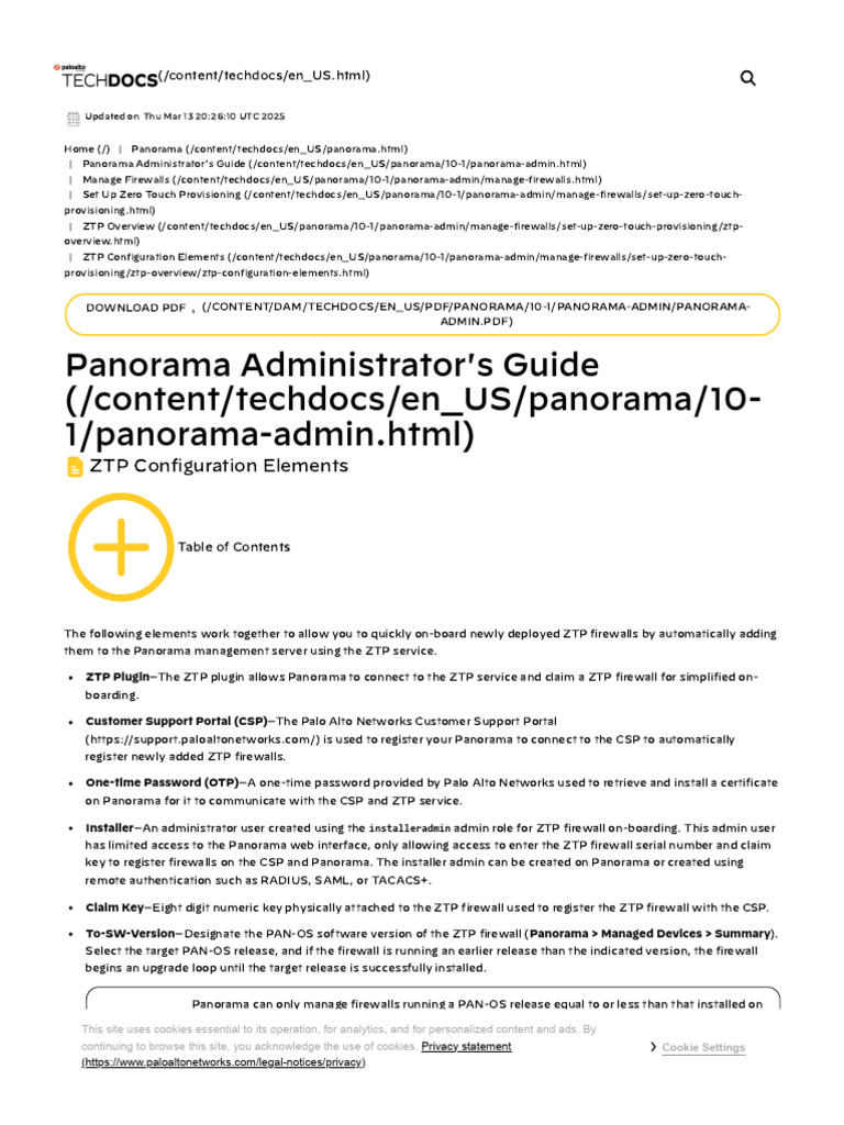 ZTP Configuration Elements | PDF | Http Cookie | Information Technology