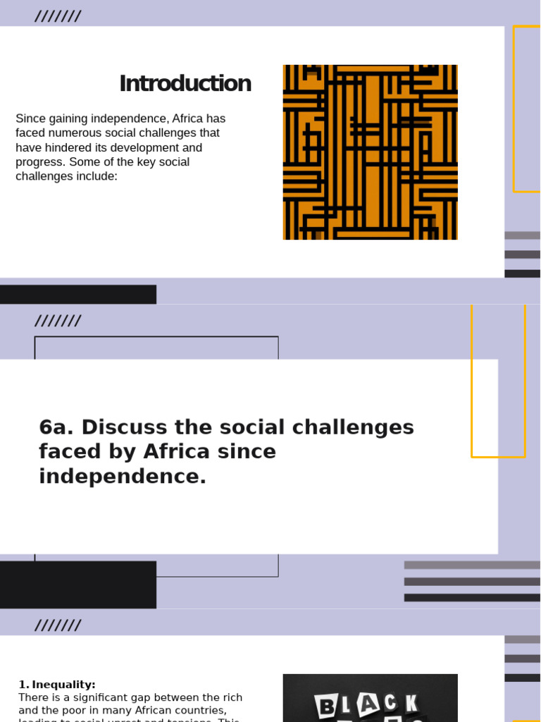 African Studies Social Changes | PDF | Poverty | Poverty & Homelessness