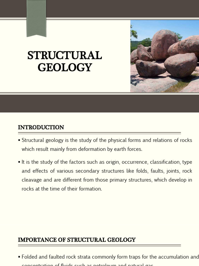 Introduction to Structural Geology | PDF | Fault (Geology) | Structural ...